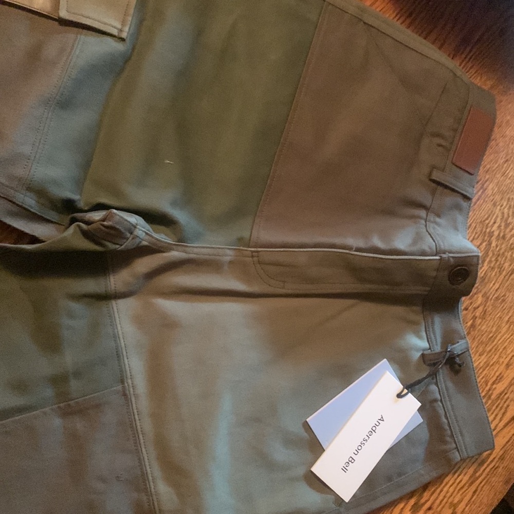 Andersson Bell Green Patchwork Pants - image 3